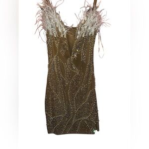 Fashionnova Embellished Mini Dress